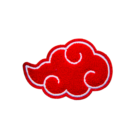 RED CLOUD CHENILLE PATCH (Hook backing)