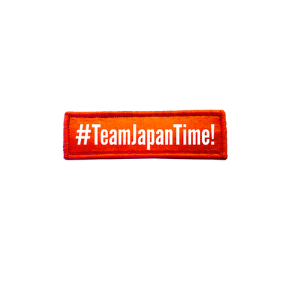 JAPAN TIME CUSTOM PATCH (Hook backing)