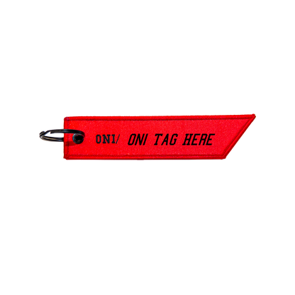 ONI RED FLIGHT TAG