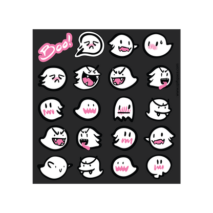 BOO! Sticker Sheet